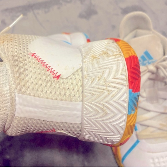Adidas Court Vision 2.0 Rainbow Sole Art FZ1375 basketball shoes. Sz 7 men’s. main image 7